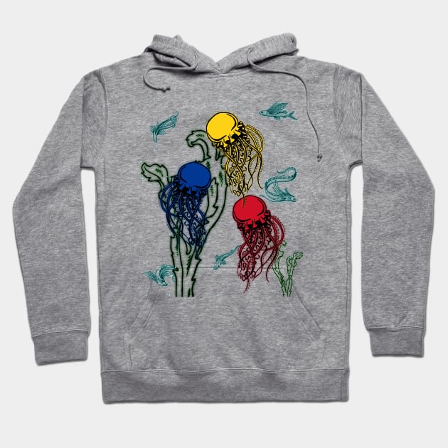 Colombia Jellyfish Hoodie by Fusti